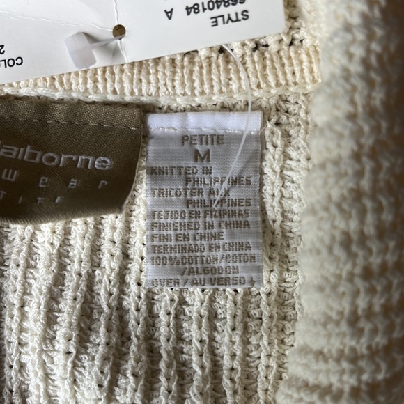 NWT Cotton Knit Top - Picture 7 of 7